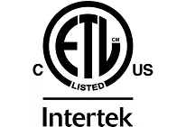 ETL Listed, Intertek — certified for Canada and the US